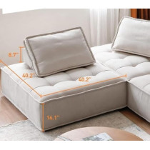 Ripple Furniture Upholstered Sofa Bed, Golden Brown, 200Cm x 90Cm