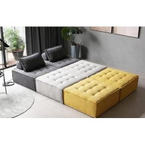 Ripple Furniture Upholstered Sofa Bed, Golden Brown, 200Cm x 90Cm