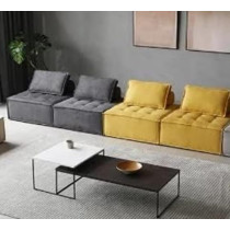 Ripple Furniture Upholstered Sofa Bed, Golden Brown, 200Cm x 90Cm