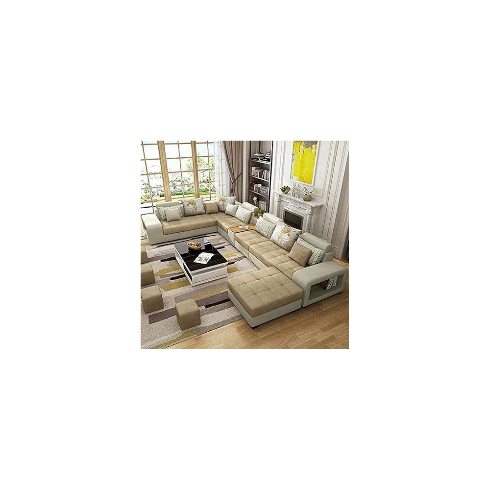 Raj Furniture Living Room Sofa, Fashion Fabric Sofa, Combination Set, Cafe Hotel Furniture, Simple Leisure Sofa