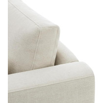 Ripple Furniture Mordern Designn New Elegant Three-Seater Sofa, Beige