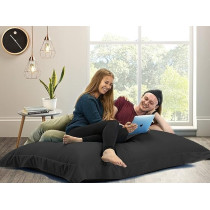 Beautiful Beanbags Big Brother Beanbags X-L Funky Bean Bags, Great For Indoors Or Outdoors, Black