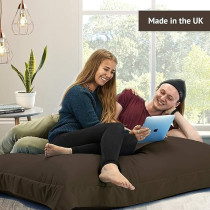 Beautiful Beanbags Big Brother Beanbags X-L Funky Bean Bags, Great For Indoors Or Outdoors, Black