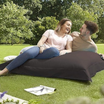 Beautiful Beanbags Big Brother Beanbags X-L Funky Bean Bags, Great For Indoors Or Outdoors, Black
