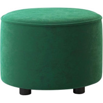 Hyxi-Stool Poppins Home Round Footstool Soft Velevt Ottoman Foot Stool Makeup Dressing Stool Sofa Change Shoes Low Stool Removable And Washable Cover Max Load 60Kg, 2 Sizes