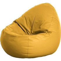 Home Shoppy Foam Filled Shoppy Chair For Adults And Kids, Gold, Xl