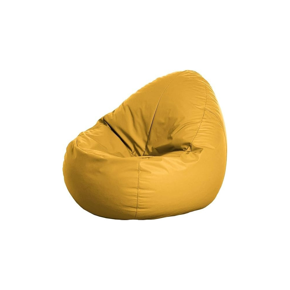 Home Shoppy Foam Filled Shoppy Chair For Adults And Kids, Gold, Xl