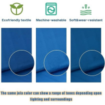 Jela Kids Couch Extended Size 8Pcs For Family, Floor Sofa Couch Modular Funiture For Kids Adults, Playhouse Play Set For Toddlers Babies, Modular Foam Play Couch Indoor, 66 x 33 x 22 Inch, Navy Blue