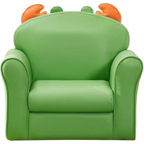 Gppzm Animal Shape Small Sofa Chair Boy Girl Lazy Sofa Seat Green High Elastic Foam Sponge