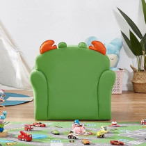 Gppzm Animal Shape Small Sofa Chair Boy Girl Lazy Sofa Seat Green High Elastic Foam Sponge