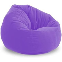 Bigmini Bean Bag Soft And Comfortable Lounger Chair Living Room Furniture And Outdoor Furniture, Purple