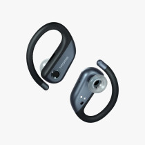 1More Fit Open Earbuds S50 Open Ear Wireless Earbuds with Bluetooth 5.3, Long Battery Life, IPX7 Water Resistance and Comfortable Fit, Grey