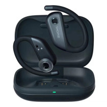 1More Fit Open Earbuds S50 Open Ear Wireless Earbuds with Bluetooth 5.3, Long Battery Life, IPX7 Water Resistance and Comfortable Fit, Grey