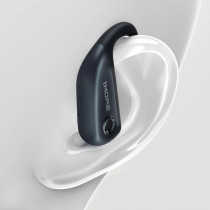 1More Fit Open Earbuds S50 Open Ear Wireless Earbuds with Bluetooth 5.3, Long Battery Life, IPX7 Water Resistance and Comfortable Fit, Grey