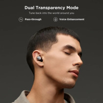 1More EVO EH902 With Strong Bluetooth 5.2 Connectivity, Long Battery Life, 42dB Noise Cancellation, Crystal Clear Calls And IPX4 Water Resistance, Black