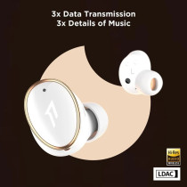 1More EVO EH902 With Strong Bluetooth 5.2 Connectivity, Long Battery Life, 42dB Noise Cancellation, Crystal Clear Calls And IPX4 Water Resistance, White