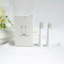 Bomidi TX5-2 Electric Toothbrush Head Soft Toothbrush With 2 Pieces Replacement Head Brush, Soft Bristle Long Lasting Brush Head Compatible For TX5 Electric Toothbrush, White
