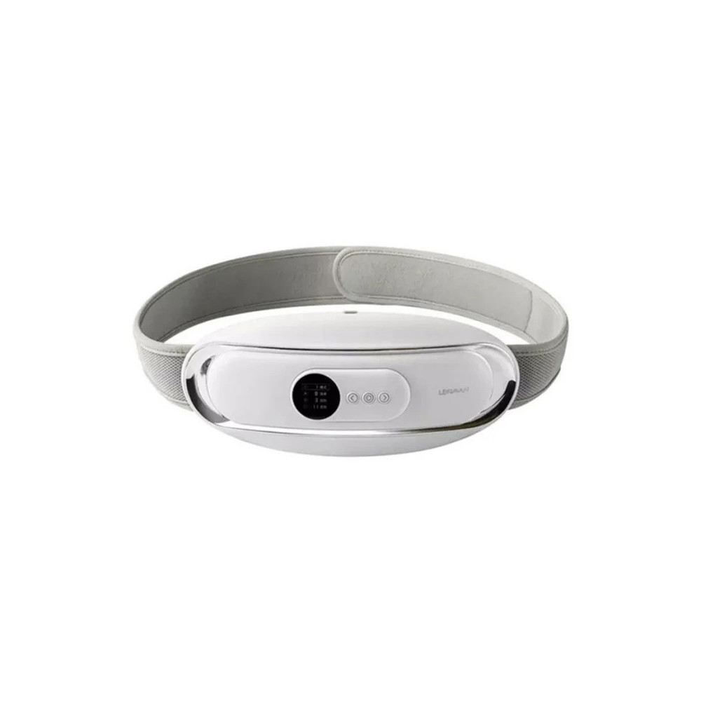 Lervan EMS Waist Massager LJW001 YPWT With EMS Technology Four Massage Modes, Seven Intensity Level, Wireless Remote Control And Rechargeable Battery, White