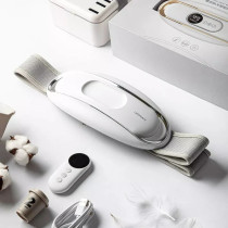Lervan EMS Waist Massager LJW001 YPWT With EMS Technology Four Massage Modes, Seven Intensity Level, Wireless Remote Control And Rechargeable Battery, White