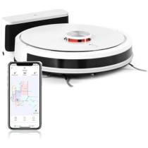 Lydsto R5D 3 in 1 Sweeping And Mopping Vacuum Cleaner With Laser Navigation and Automatic Dust Collection,3000Pa Suction & Advanced Smart Sensor, White