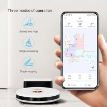 Lydsto R5D 3 in 1 Sweeping And Mopping Vacuum Cleaner With Laser Navigation and Automatic Dust Collection,3000Pa Suction & Advanced Smart Sensor, White