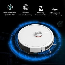 Lydsto R5D 3 in 1 Sweeping And Mopping Vacuum Cleaner With Laser Navigation and Automatic Dust Collection,3000Pa Suction & Advanced Smart Sensor, White