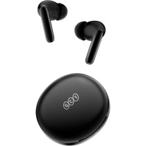 QCY T13 ANC 2 Truly Wireless ANC Earbuds With Noice Cancellation, 30 Hours Long Battery Life, 5.3 Bluetooth Multipoint and Stable Connections, Black