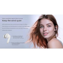 QCY T13 ANC 2 Truly Wireless ANC Earbuds With Noice Cancellation, 30 Hours Long Battery Life, 5.3 Bluetooth Multipoint and Stable Connections, Black