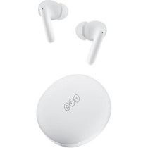 QCY T13 ANC 2 Truly Wireless ANC Earbuds With Noice Cancellation, 30 Hours Long Battery Life, 5.3 Bluetooth Multipoint and Stable Connections, White
