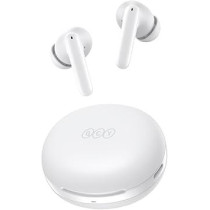 QCY T13 ANC 2 Truly Wireless ANC Earbuds With Noice Cancellation, 30 Hours Long Battery Life, 5.3 Bluetooth Multipoint and Stable Connections, White