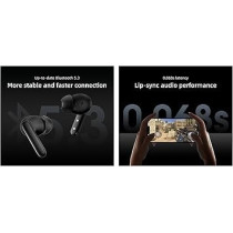 QCY T13 ANC 2 Truly Wireless ANC Earbuds With Noice Cancellation, 30 Hours Long Battery Life, 5.3 Bluetooth Multipoint and Stable Connections, White