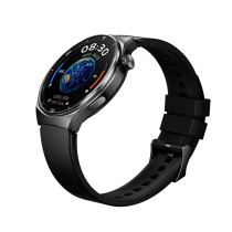QCY Smart Watch GT2 With 1.43 Amoled Display, Zinc Alloy Watch Frame, Bluetooth Call/Playback, 24 Hour Rate And Sleep Monitor And 100 Plus Sports Modes, Black