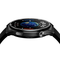 QCY Smart Watch GT2 With 1.43 Amoled Display, Zinc Alloy Watch Frame, Bluetooth Call/Playback, 24 Hour Rate And Sleep Monitor And 100 Plus Sports Modes, Black