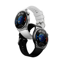 QCY Smart Watch GT2 With 1.43 Amoled Display, Zinc Alloy Watch Frame, Bluetooth Call/Playback, 24 Hour Rate And Sleep Monitor And 100 Plus Sports Modes, Black