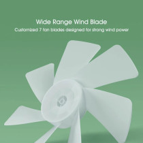 Xiaomi Smart Standing Fan 2 Pro Wireless and Portable 18 Hour Battery Life Rechargeable Double Layer Fan Blades BLDC Motor Wide Angle 140 Ventilation With Smart Control and AI Voice Control, White