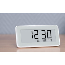 Xiaomi Temperature and Humidity Monitor Clock With Large, Easy to Read E Link Display, Tracks Temperature and Humidity, Long Battery And Compact, White