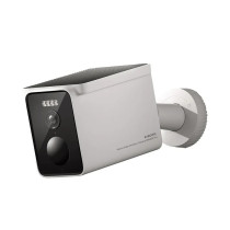 Xiaomi Solar Outdoor Camera BW400 Pro Set With Solar Powered Battery, Long Battery, Clear Camera, Wider Outdoor View, Waterproof And Dust Resistant, White
