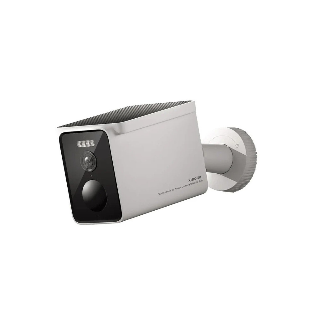 Xiaomi Solar Outdoor Camera BW400 Pro Set With Solar Powered Battery, Long Battery, Clear Camera, Wider Outdoor View, Waterproof And Dust Resistant, White