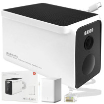 Xiaomi Solar Outdoor Camera BW400 Pro Set With Solar Powered Battery, Long Battery, Clear Camera, Wider Outdoor View, Waterproof And Dust Resistant, White