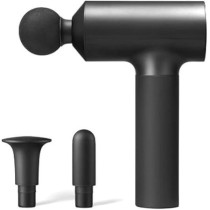 Xiaomi Massage Gun Mini Portable and Powerful Percussion Massager With Smart Pressure, 3 Massage Heads, Long Battery Life and Quiet Operations, Black