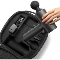 Xiaomi Massage Gun Mini Portable and Powerful Percussion Massager With Smart Pressure, 3 Massage Heads, Long Battery Life and Quiet Operations, Black