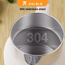 Zolele Smart Electric Kettle HK152 Cordless 1.5L Electric Kettle, Fast Boiling 6 Speed Temperature Settings, Auto Shut Off, LED Indicator Lights, White
