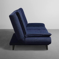 Ripple Furniture Foldable 3 Seater Sofa Cum, Navy Blue