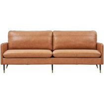 Ripple Furniture Classics Extra Large Leather Sofa, Tan Colour