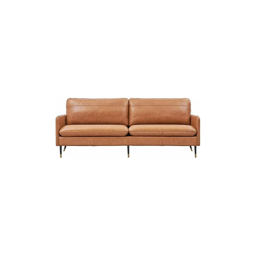 Ripple Furniture Classics Extra Large Leather Sofa, Tan Colour