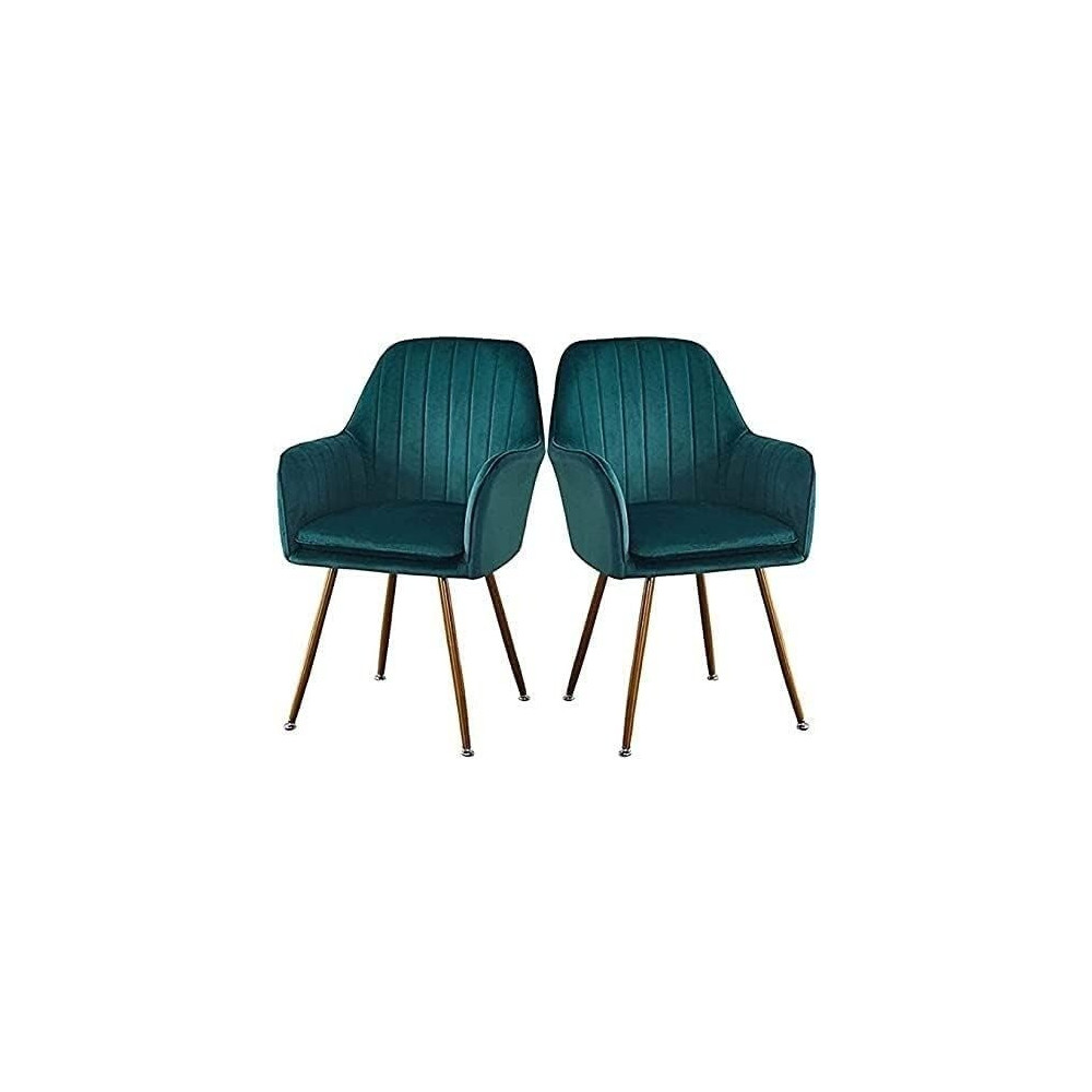 Raj Furniture Dining Chairs Set For Dining Kitchen Or Shop, Set Of 2, Green