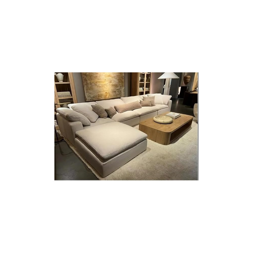 Ripple Furniture Modular Right Arm Sofa, Beige