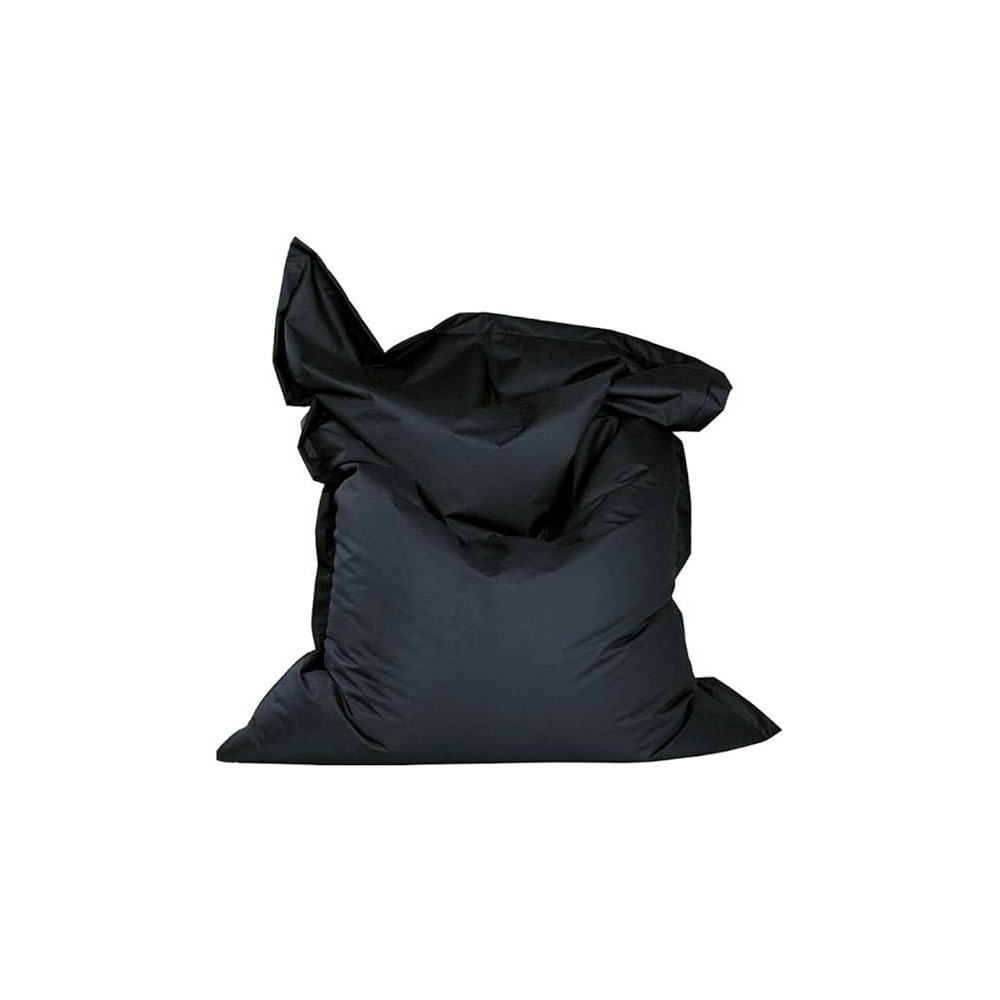 Raj Furniture Square Bean Bag Chair Cover, Black