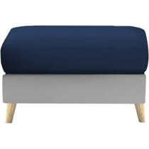 Ripple Furniture Luxury 6 Seater L Shape Sofa Set For Living Room In Premium Fabric, Rhs, Blue Grey