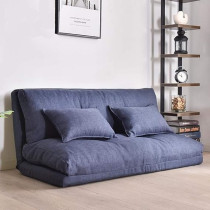 Raj Furniture Foldable Lazy Little Sofa Bed Sheet Double-Purpose Small Apartment Bedroom Multi-Functional Japanese Multifunctional Adult Economy, B, 120Cm